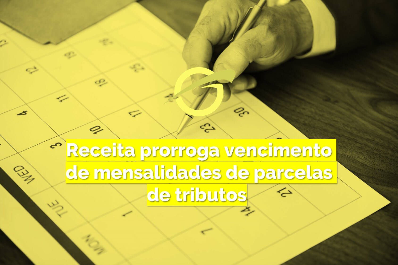 Receita prorroga vencimento de mensalidades de parcelas de tributos